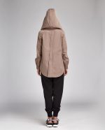 Oversized Cotton-Blend Shell Bomber Jacket - تصویر 2