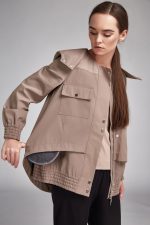 Oversized Cotton-Blend Shell Bomber Jacket - تصویر 3