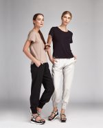 Neutral Washed Silk Blouse - تصویر 4